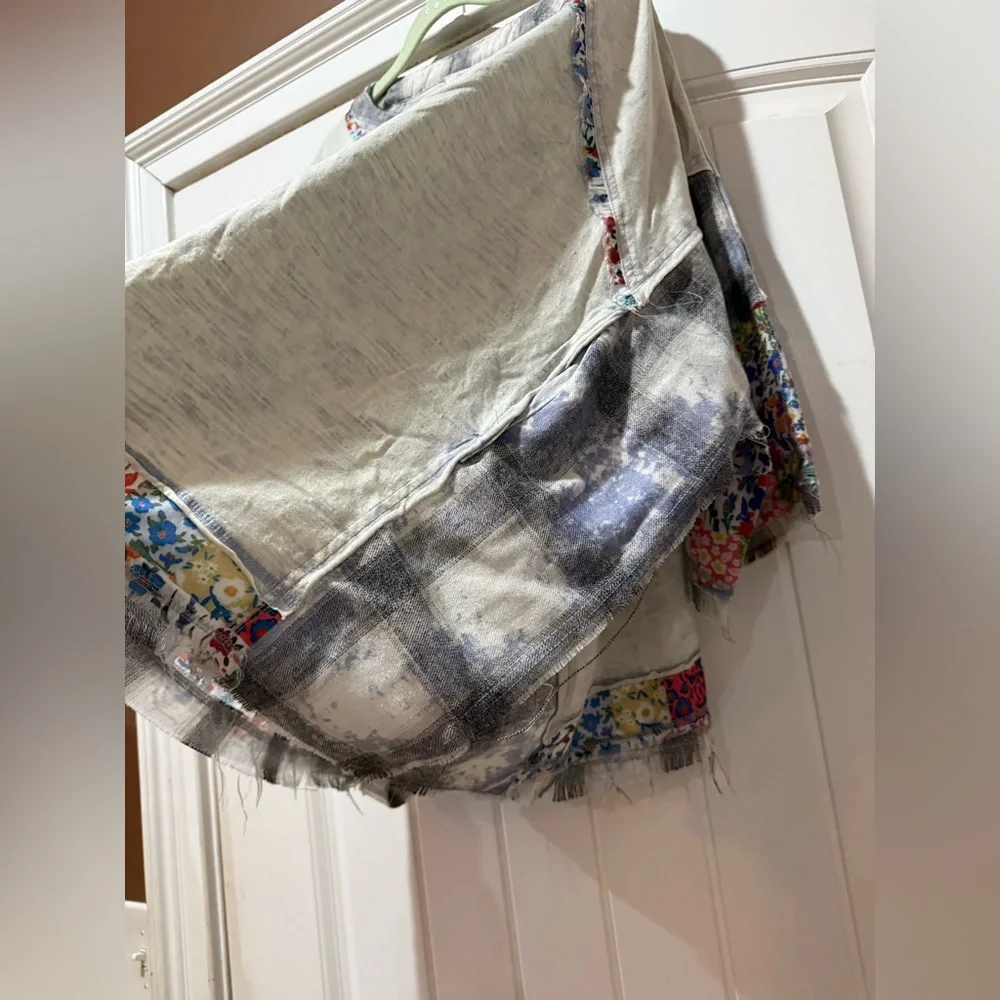 Oli & Hali Light Sage Mixed-Print Boho Pullover - Picture 4 of 9